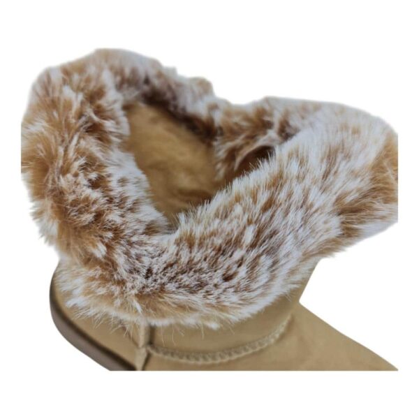 bota feminina cano curto mooncity com pele