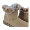 bota feminina cano curto mooncity com pele