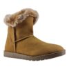 bota feminina cano curto mooncity com pele