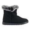 bota feminina cano curto mooncity com pele