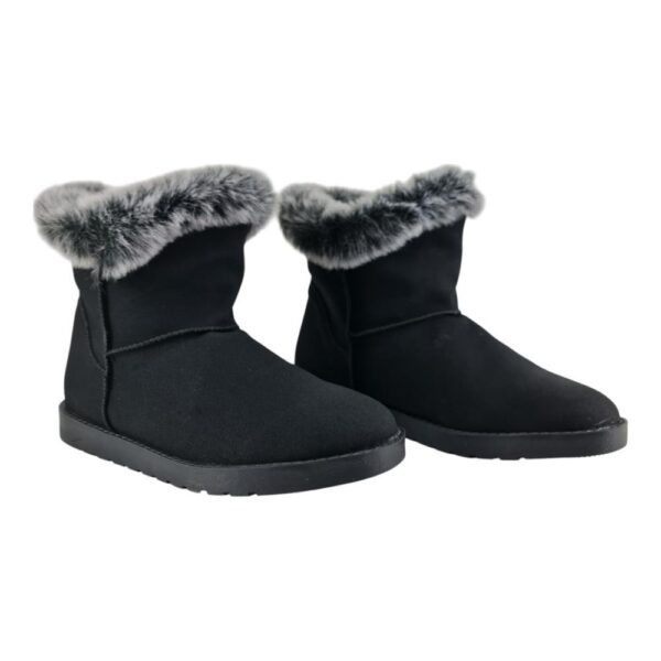 bota feminina cano curto mooncity com pele