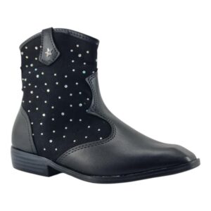 bota infantil menina molekinha preta