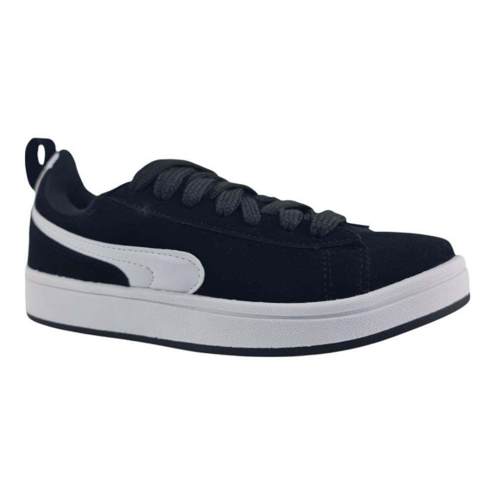 tênis masculino casual skate free time PRETO