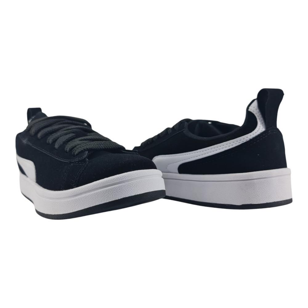 tênis masculino casual skate free time PRETO