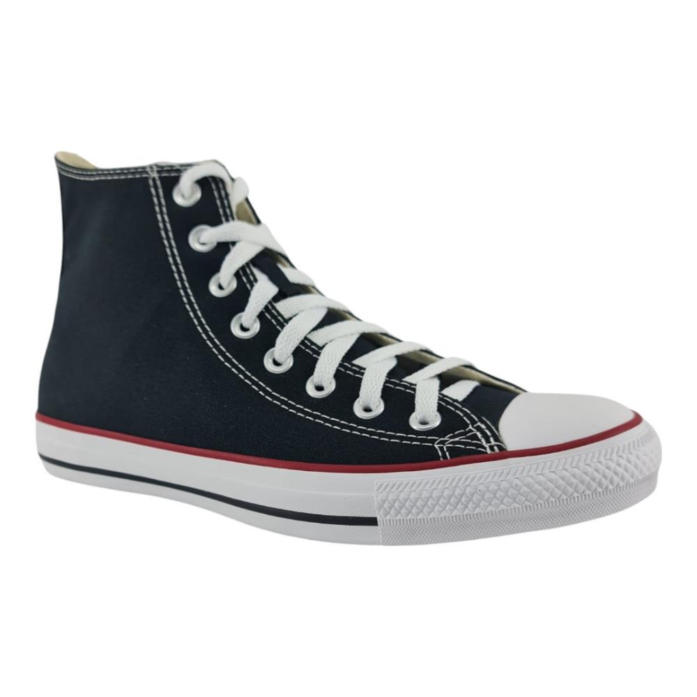 tênis masculino casual botinha all star PRETO-VERMELHO