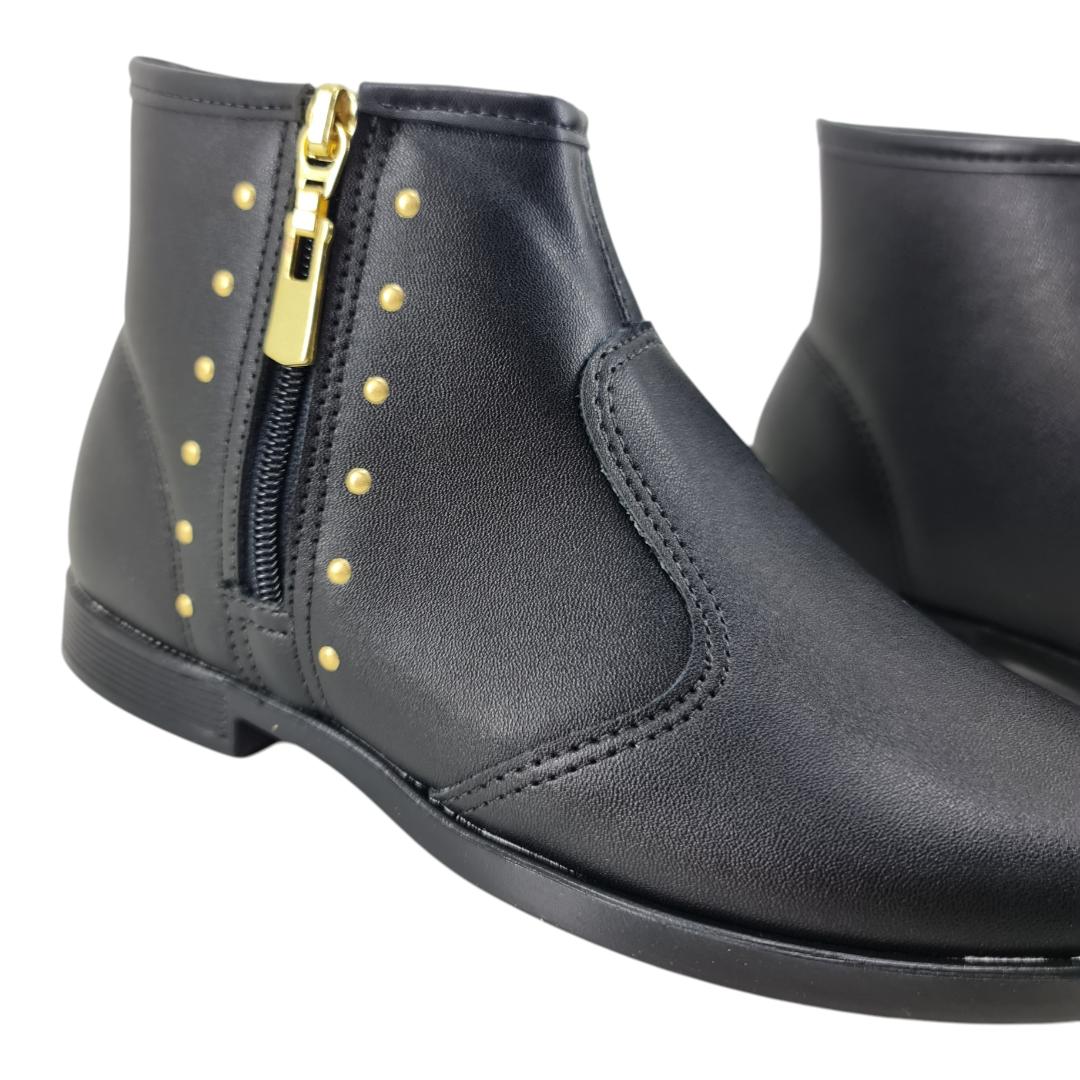 bota infanti menina molekinha PRETO