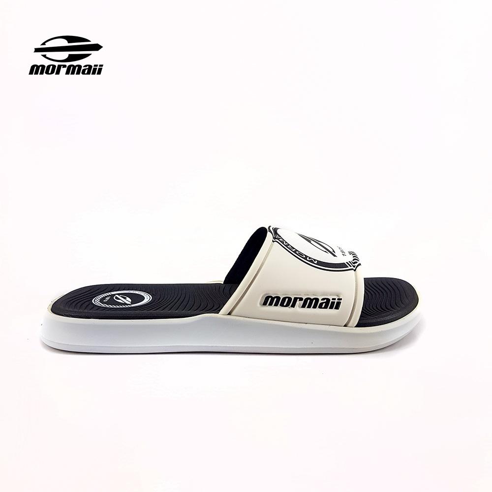 chinelo masculino mormaii BRANCO-PRETO