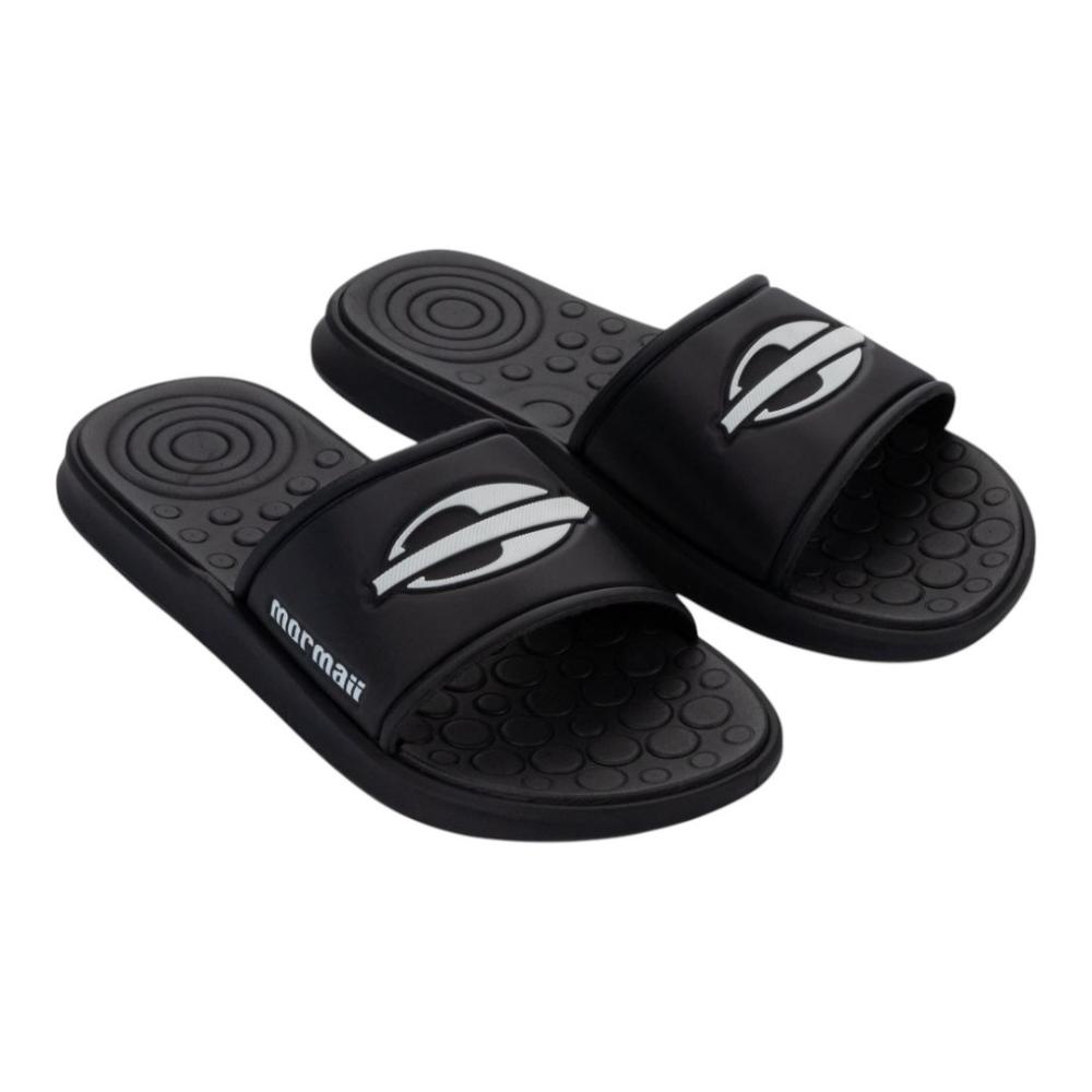 chinelo masculino mormaii PRETO-BRANCO