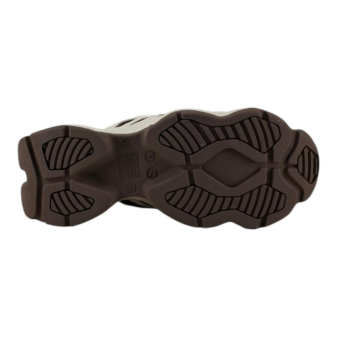 tênis casual feminino via marte BEGE
