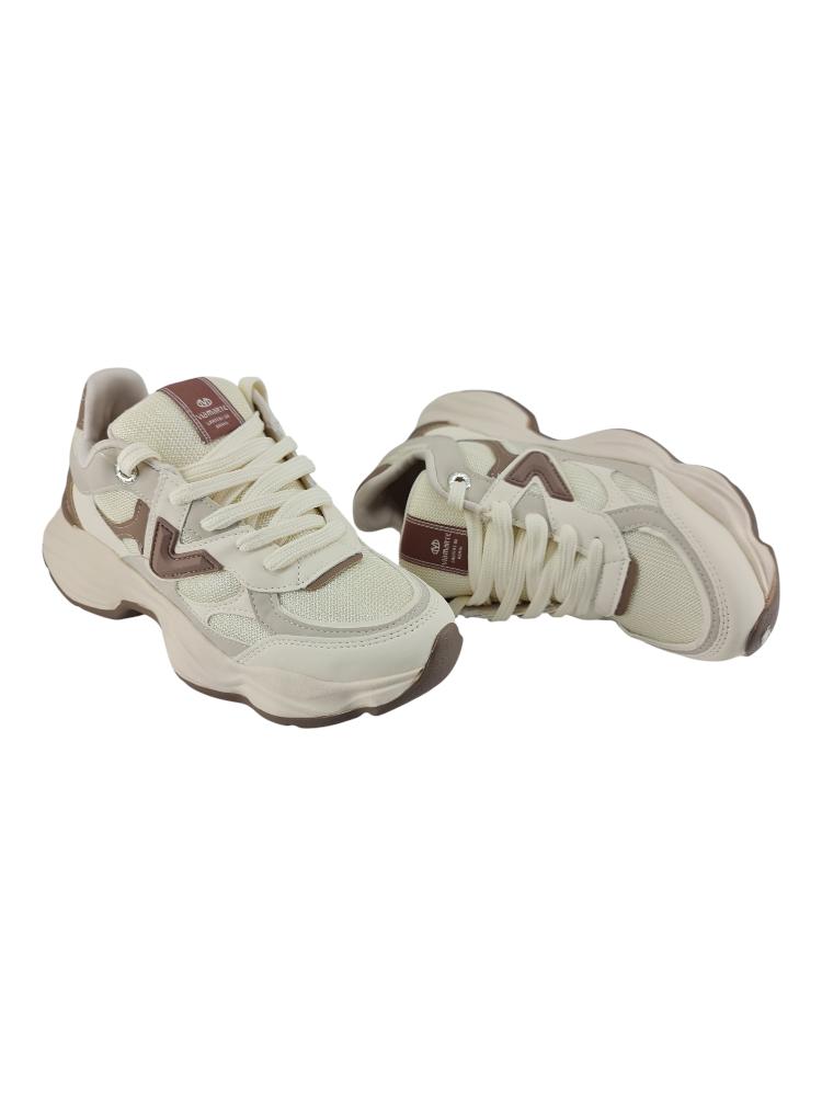 tênis casual feminino via marte MARFIM MULTI