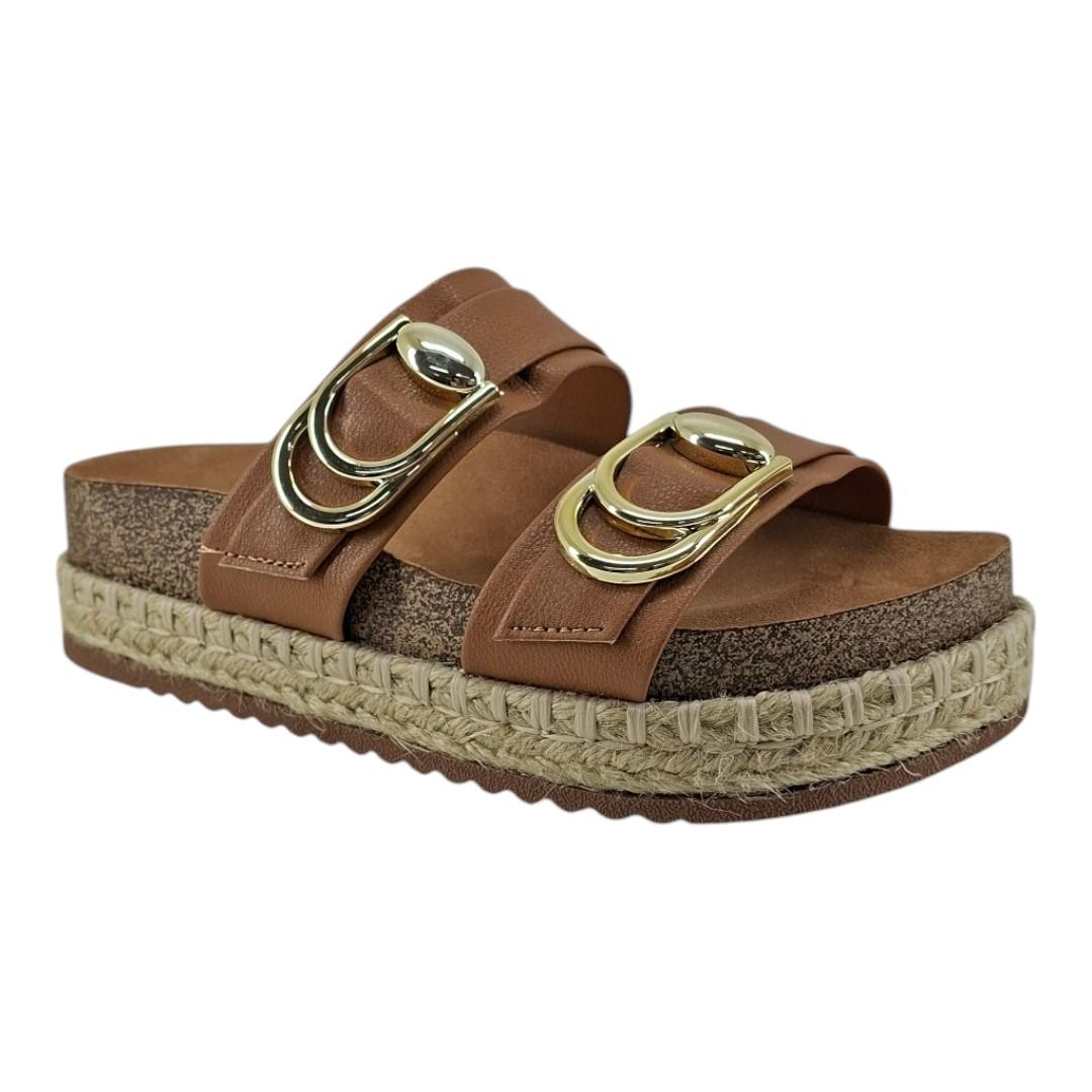 tamano papete feminino beira rio CAMEL