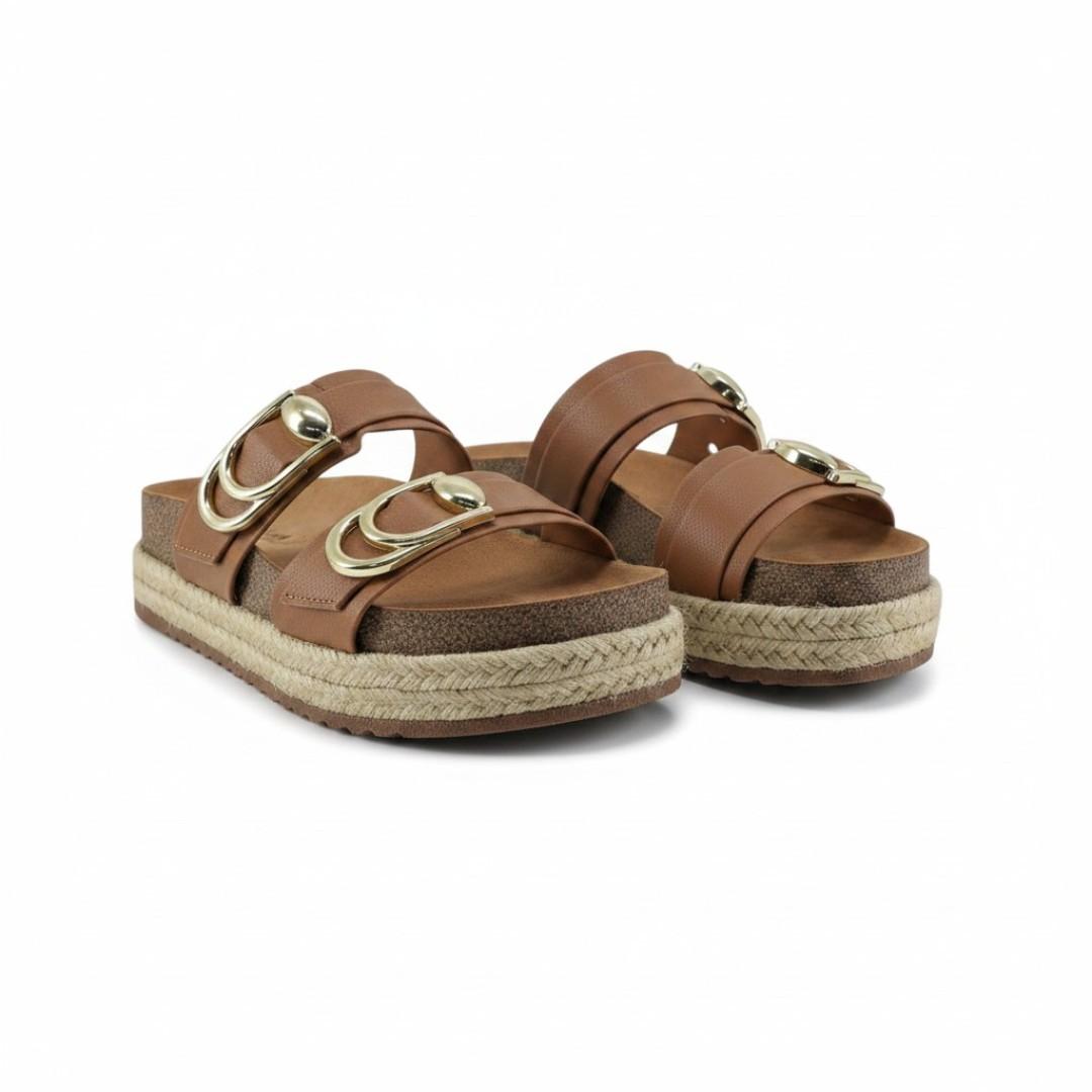 tamano papete feminino beira rio CAMEL